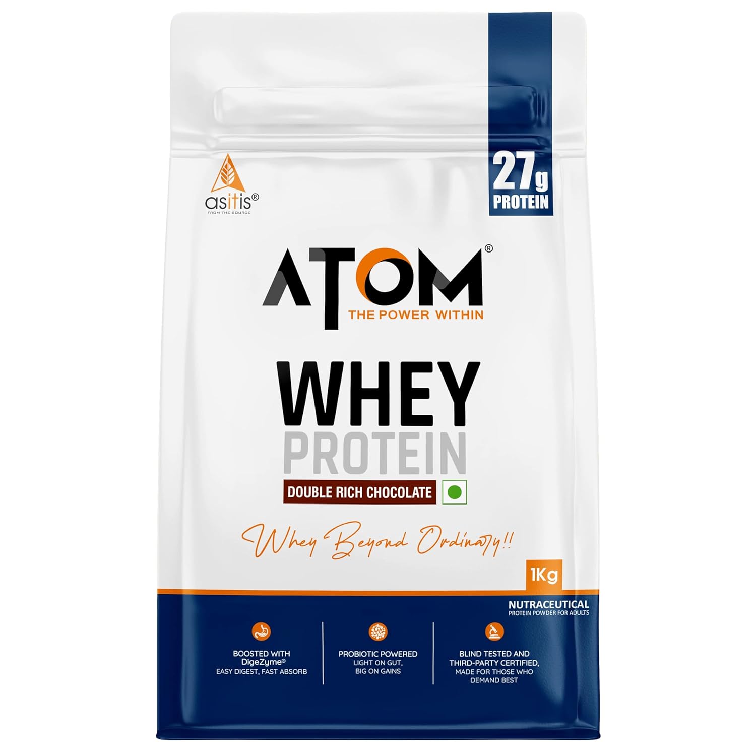 Atom 100% Whey Protein Isolate